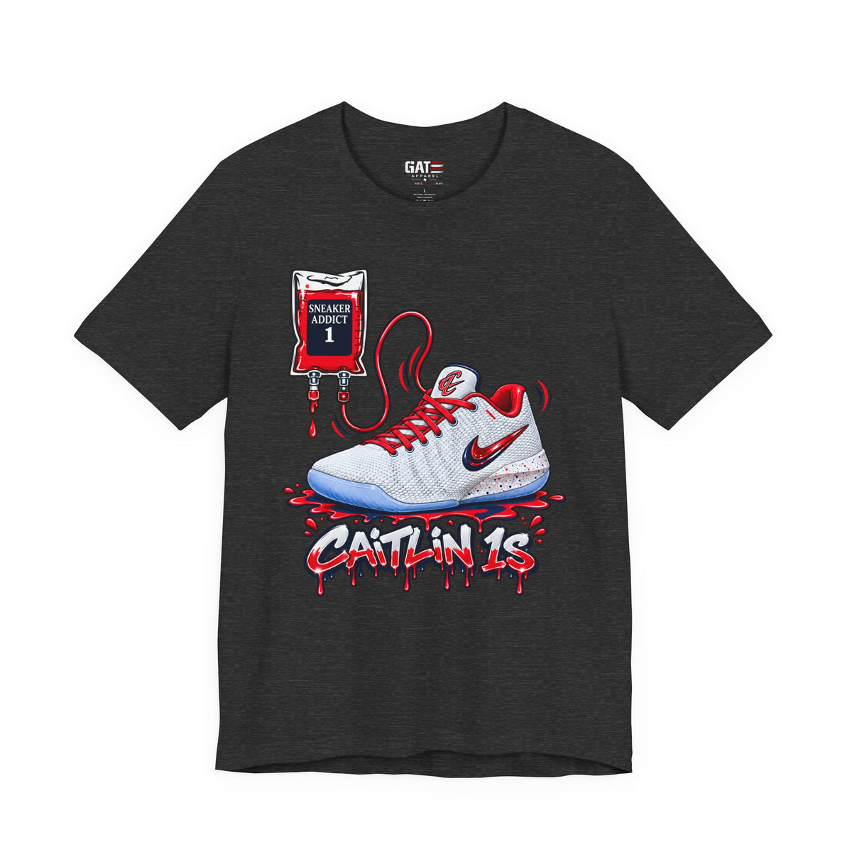 Caitlin Clark Caitlin 1s Addict Whites Sneaker Shirt