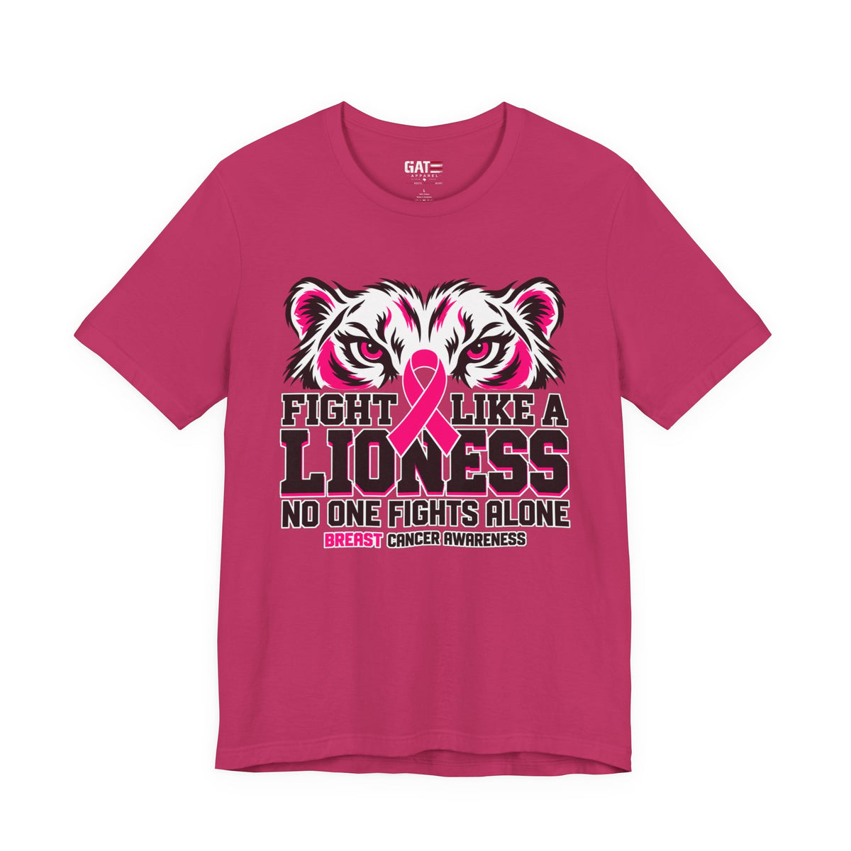 Fight Like a Lioness Breast Cancer Awareness Shirt
