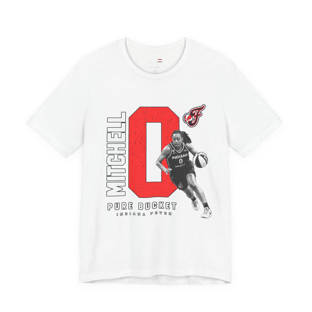 Kelsey Mitchell Shirt | Indiana Fever WNBA Basketball Tee