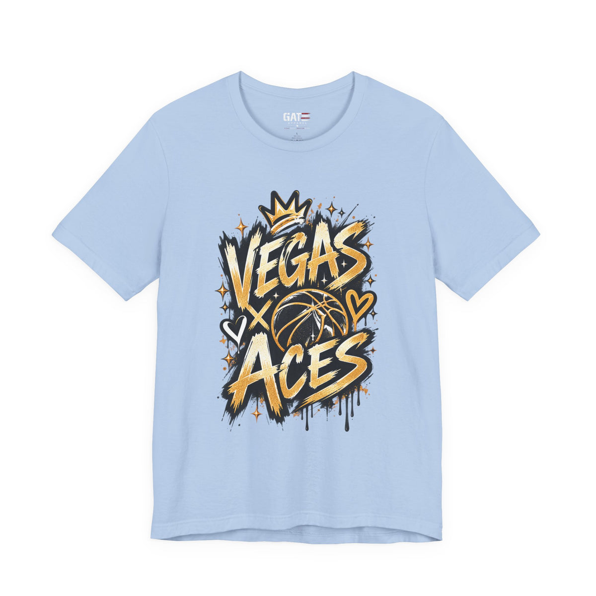 Las Vegas Aces Basketball Shirt – Retro Graffiti WNBA Tee product mockup 4