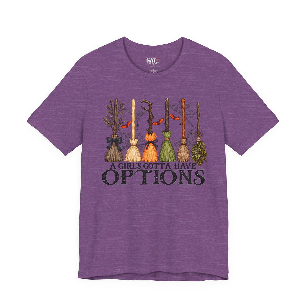 A Girl's Gotta Have Options Witch Brooms T-Shirt - product image 14