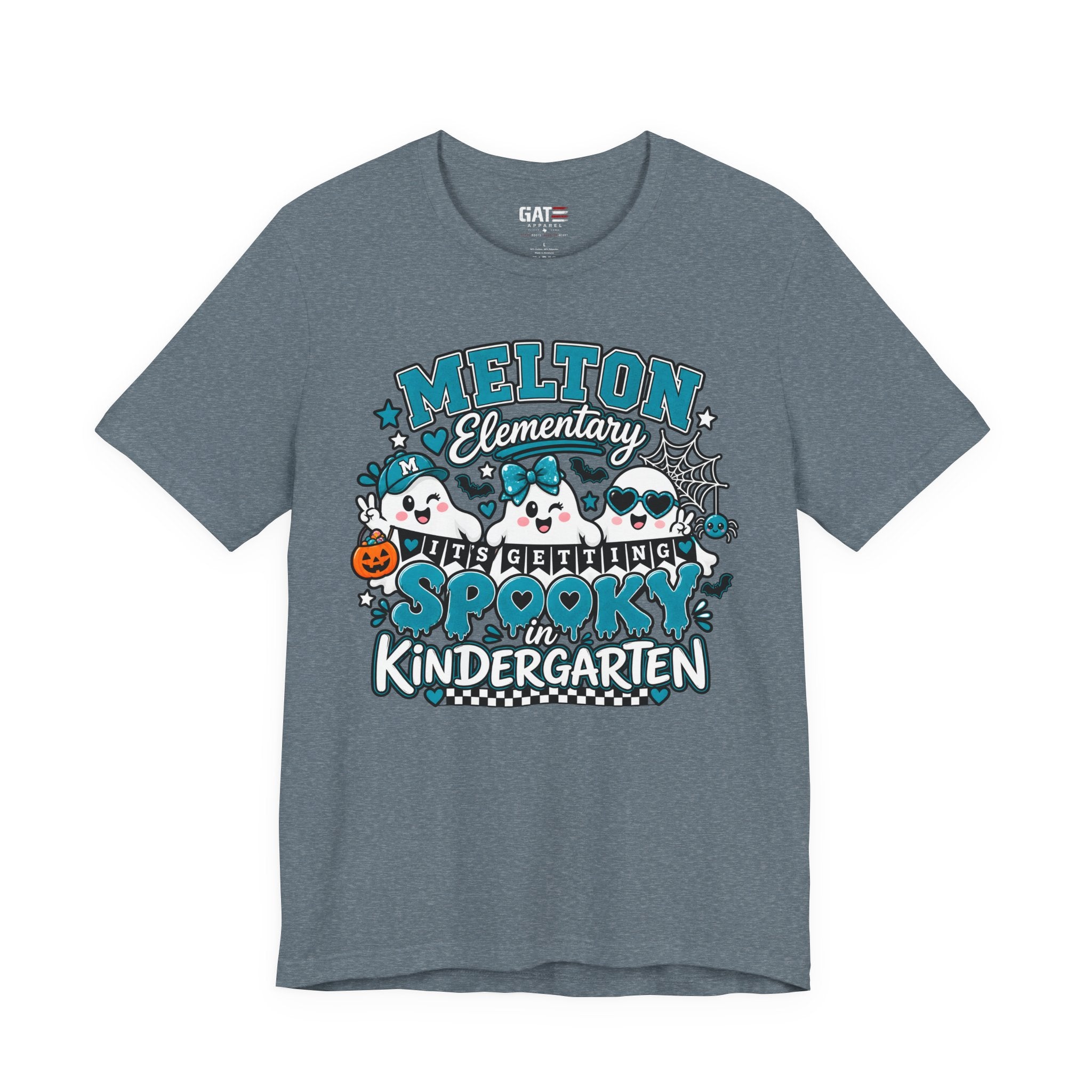 Melton Elementary Spooky Kindergarten Halloween T-Shirt