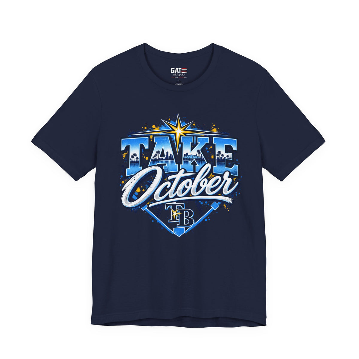Tampa Bay Rays Take October Baseball Fan Tee - product image 5