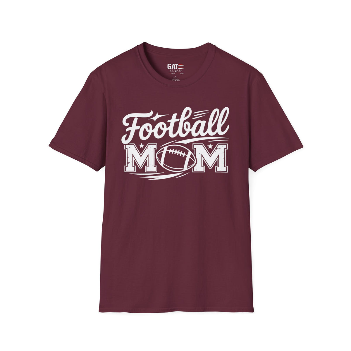 Personalized Football Mom Shirt | Name & Number Tee Style 7
