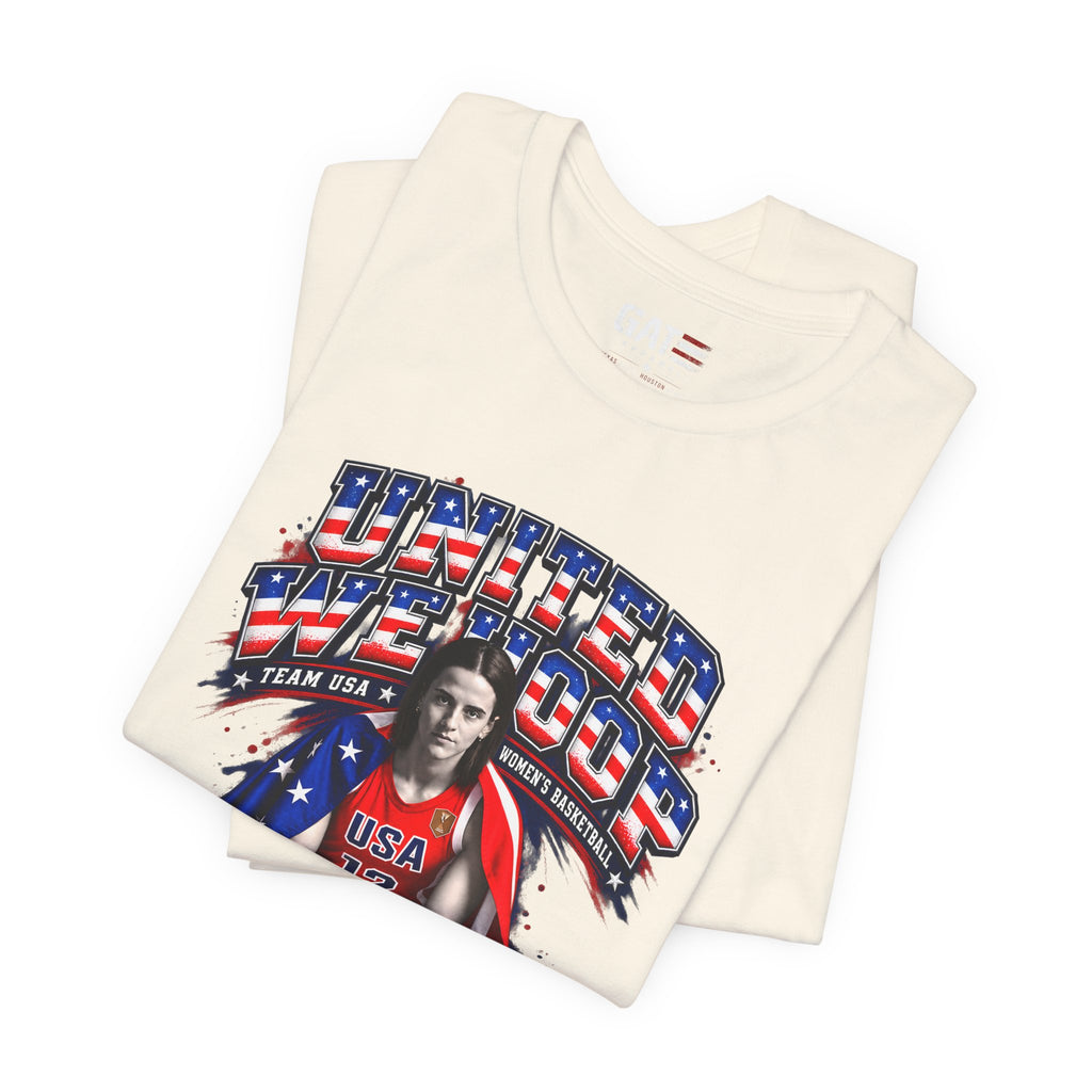 Caitlin Clark Team USA Shirt | WNBA Tee Style 2
