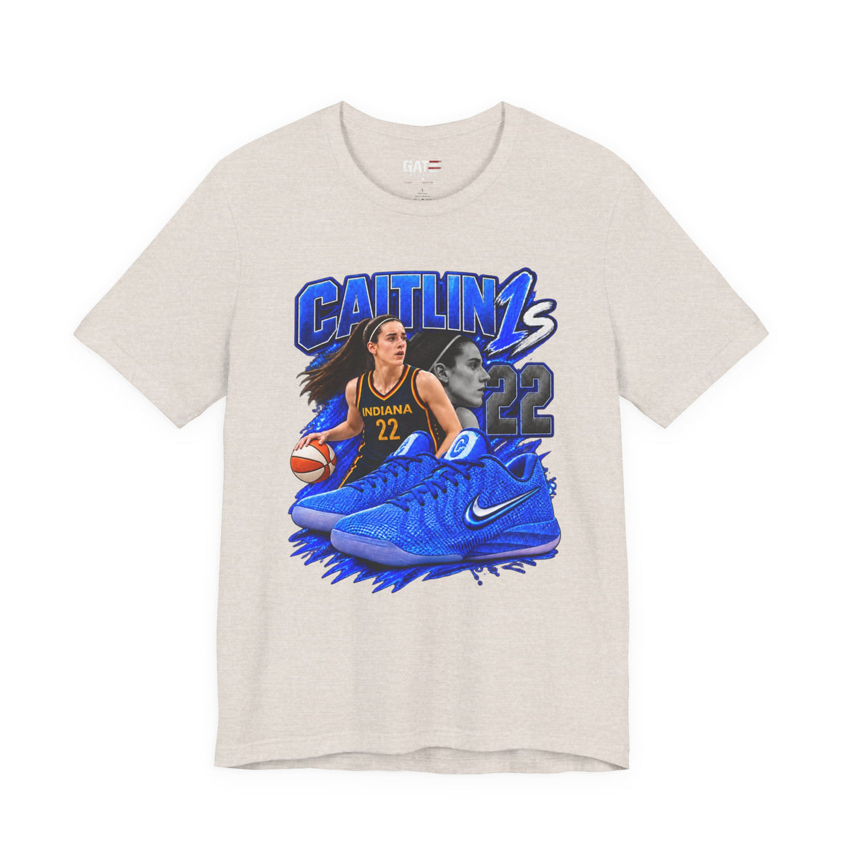 Caitlin Clark Caitlin 1s Racer Blue Classic Sneaker Shirt