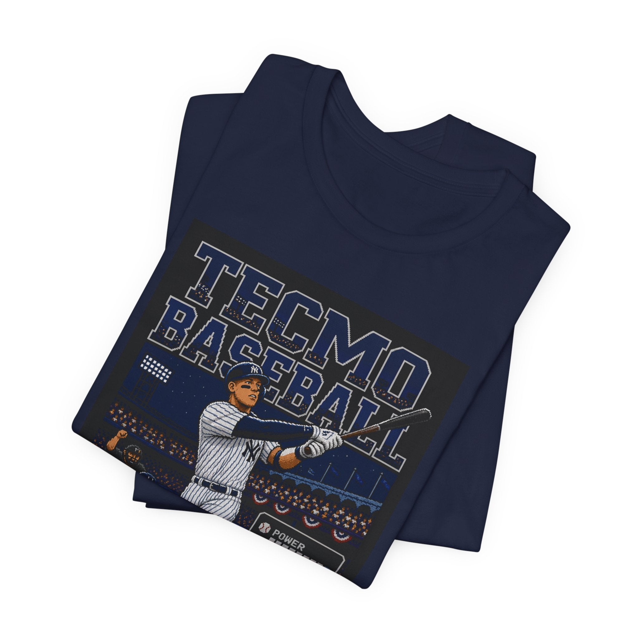 Custom Tecmo Baseball Shirt Personalized Player Tee Retro 8 Bit Baseball Shirt Vintage Video Game Style Gift