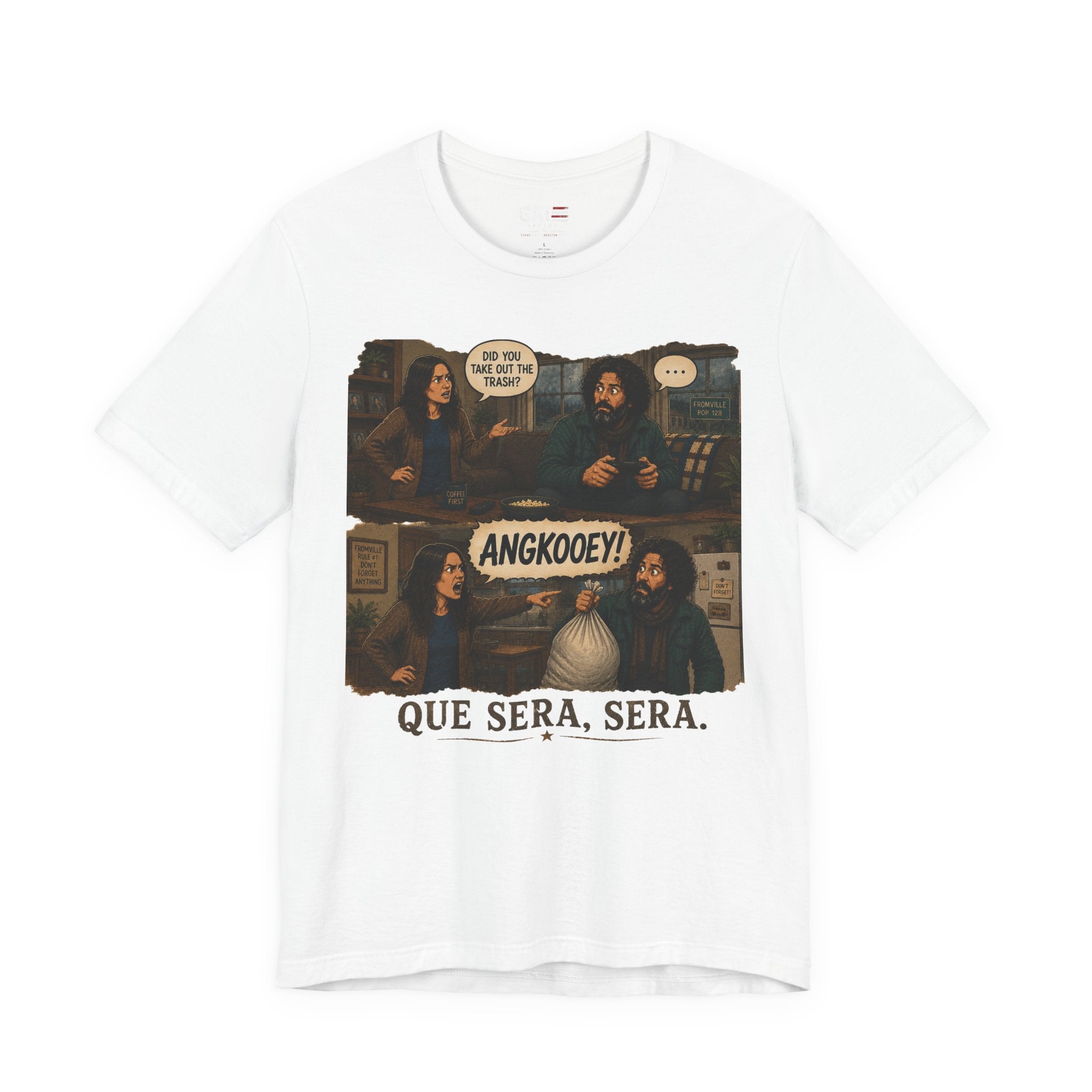 From|FromVille|Angkooey|Funny Horror Comedy Tee| Forgot The Trash