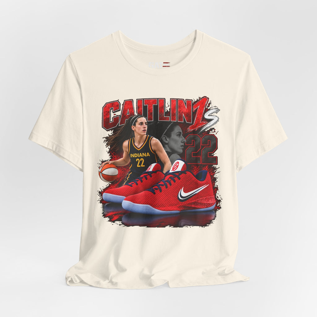 Caitlin Clark Caitlin 1s USA Reds Sneaker Shirt