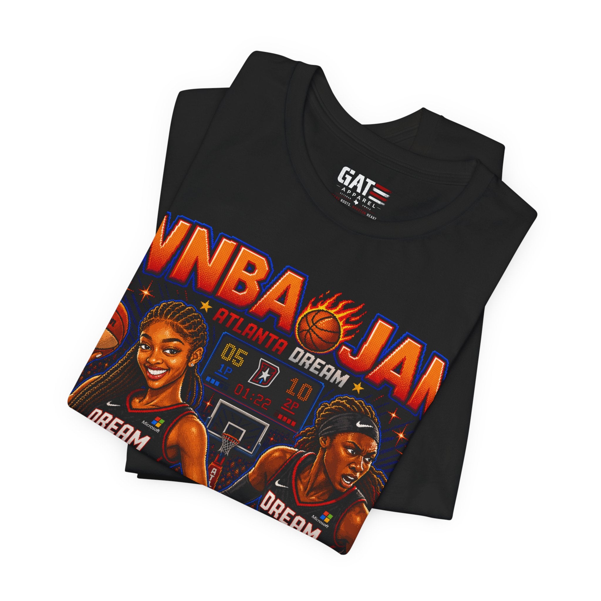 Atlanta Dream Angel Reese and Jackie Young Shirt WNBA JAM Tee