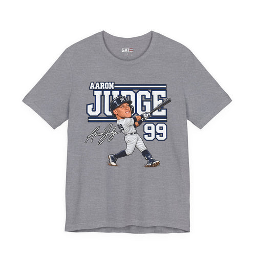 Aaron Judge Big Head Baseball Graphic Shirt – New York #99 Fan Tee