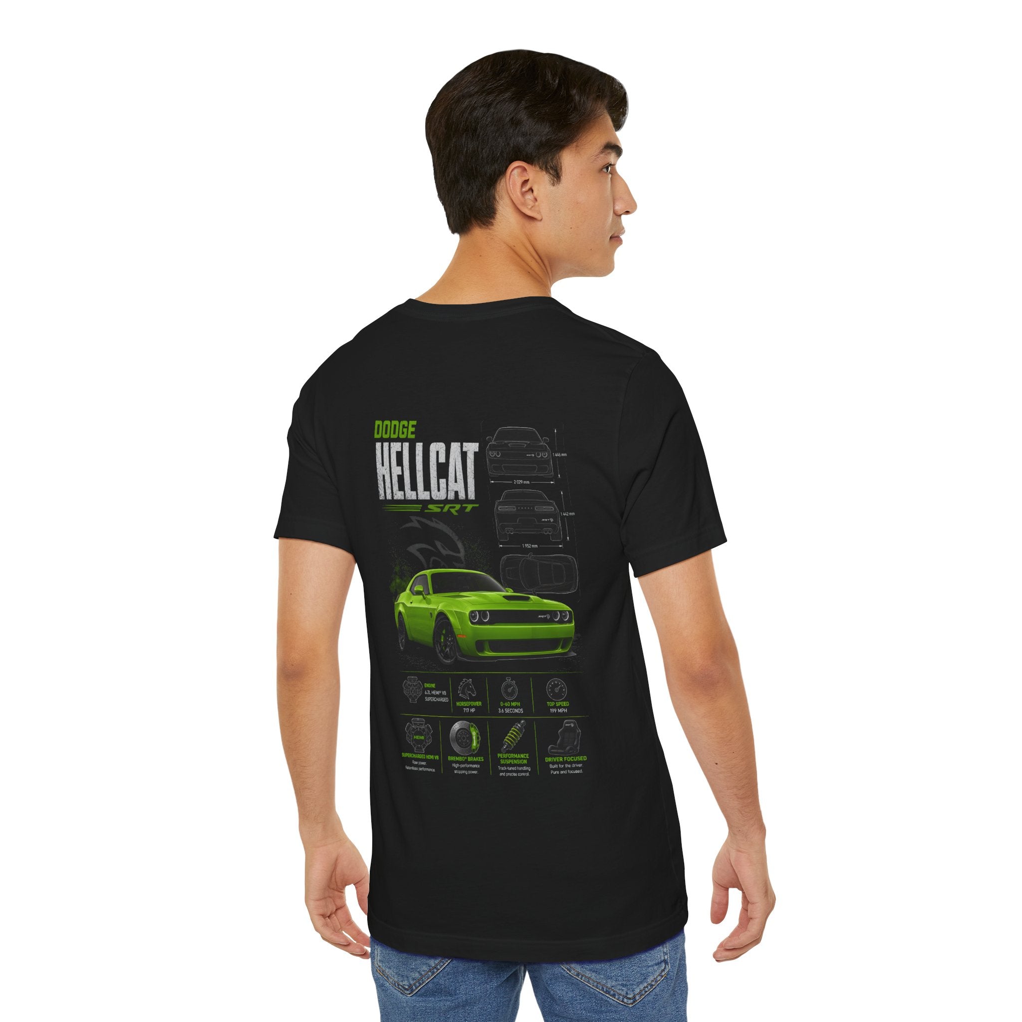 Custom Car/Truck Shirt|You Choose Make And Model|Chest Design With Large Back Graphic
