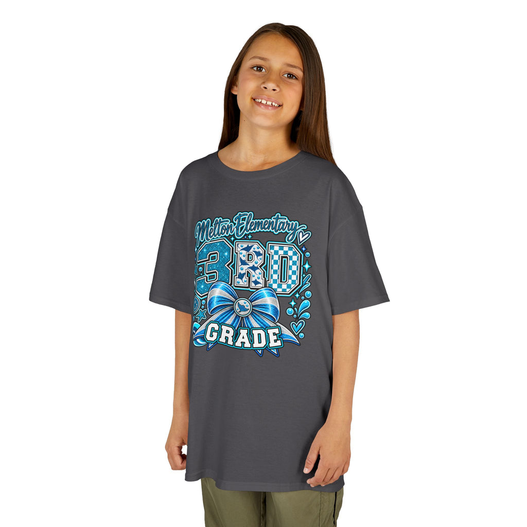Melton 3rd Grade Kids T‑Shirt — Ribbon Design