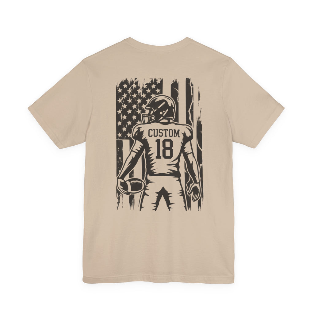 Football Mom Personalized Shirt Custom Player Name Number Player Game Day Tee