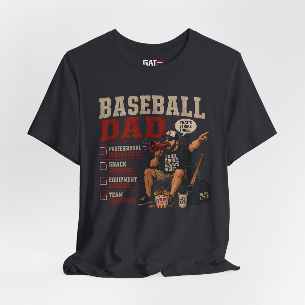 Baseball Dad Shirt, Funny Baseball Dad Gift, Travel Ball Dad Tee, Baseball Parent Shirt, Coach Dad Shirt, Game Day Dad Shirt