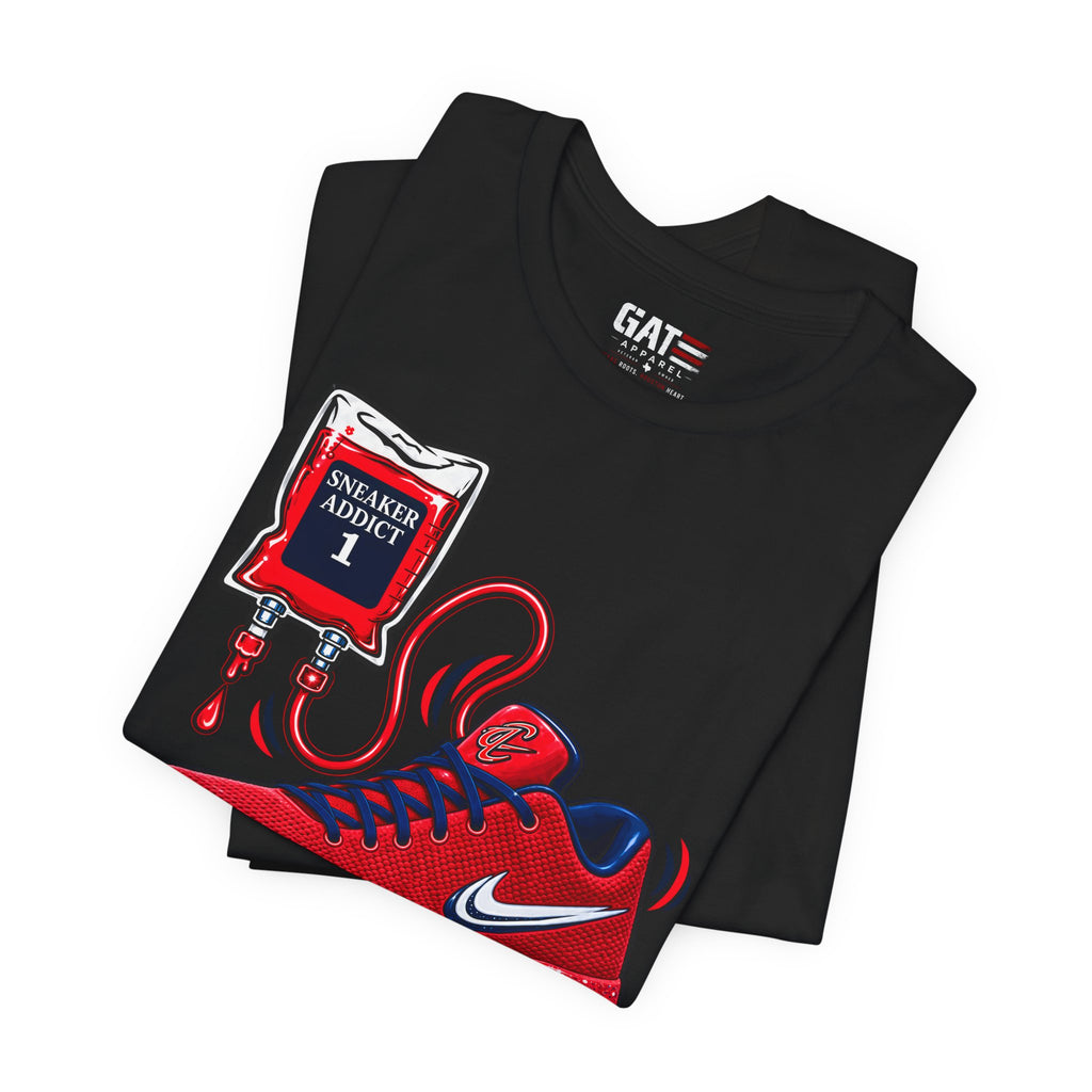 Caitlin Clark Caitlin 1s Addict Red Sneaker Shirt