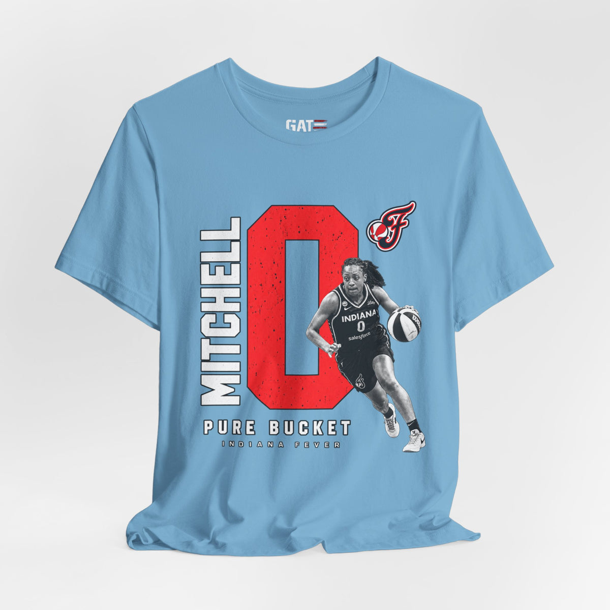 Kelsey Mitchell Shirt | Indiana Fever WNBA Basketball Tee