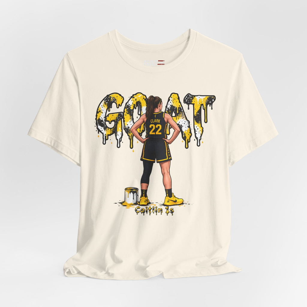 Caitlin Clark Caitlin 1s GOAT Yellow Sneaker Shirt