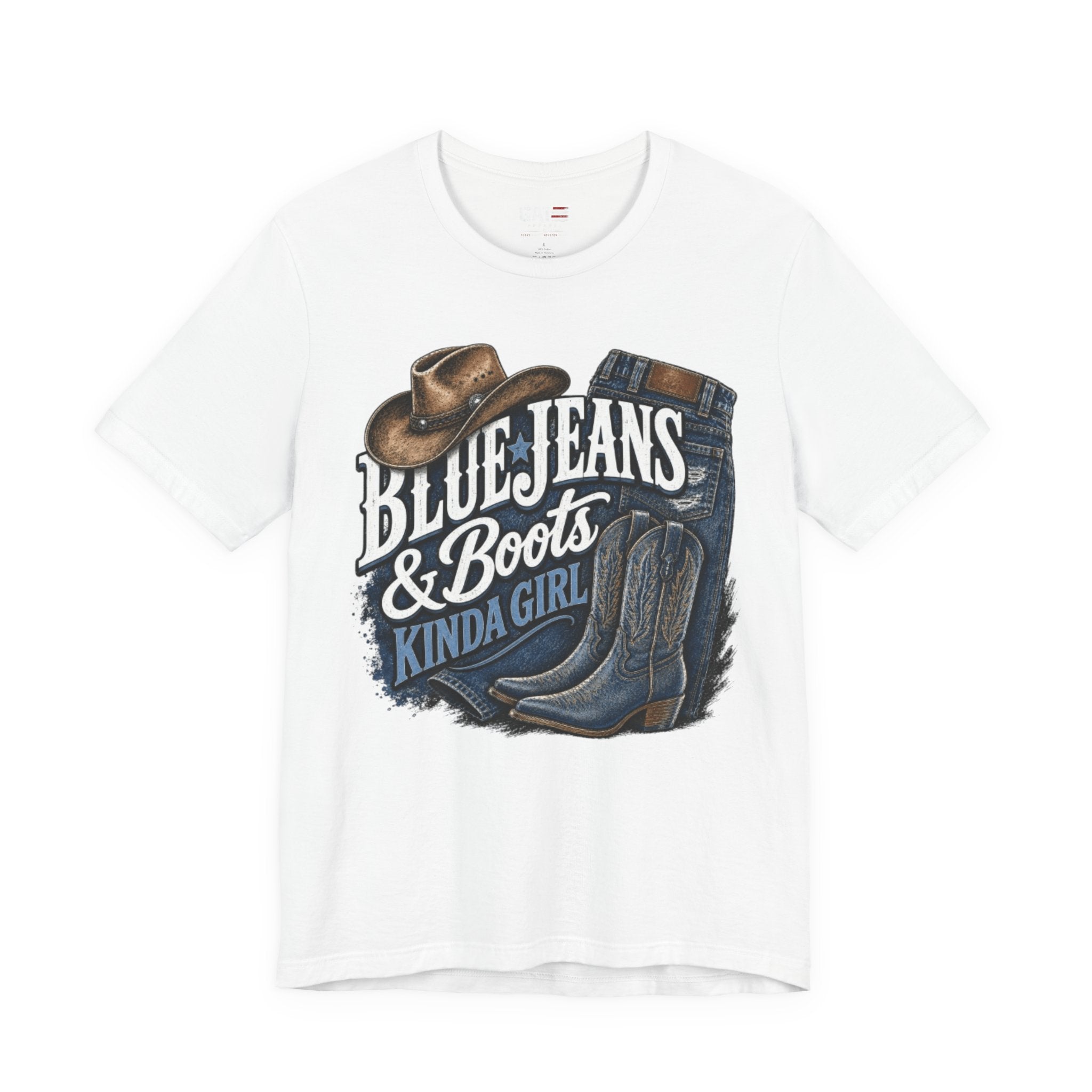 Blue Jeans & Boots Kinda Girl Country Cowgirl T‑Shirt