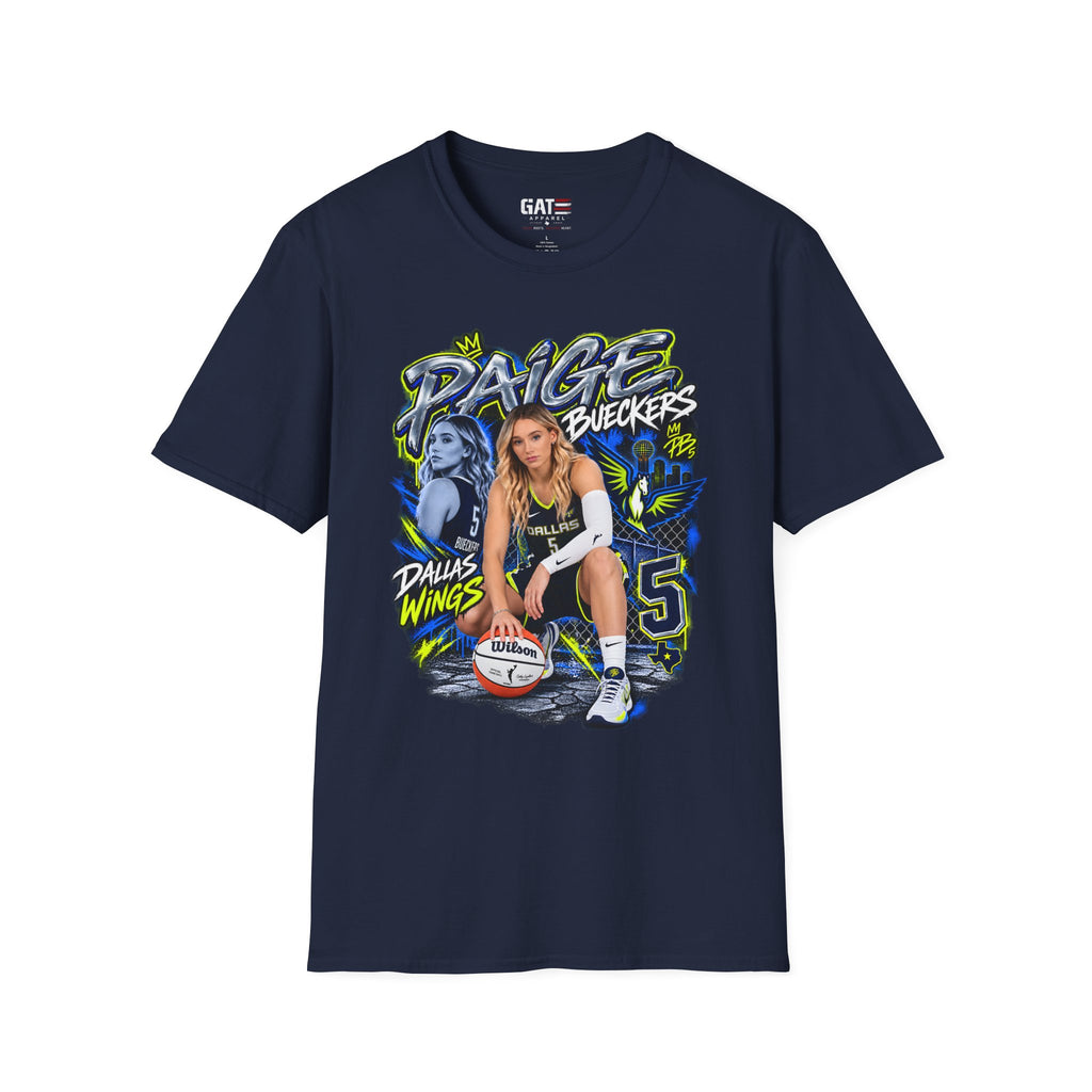Paige Bueckers Dallas Wings Shirt WNBA Basketball Graphic Tee