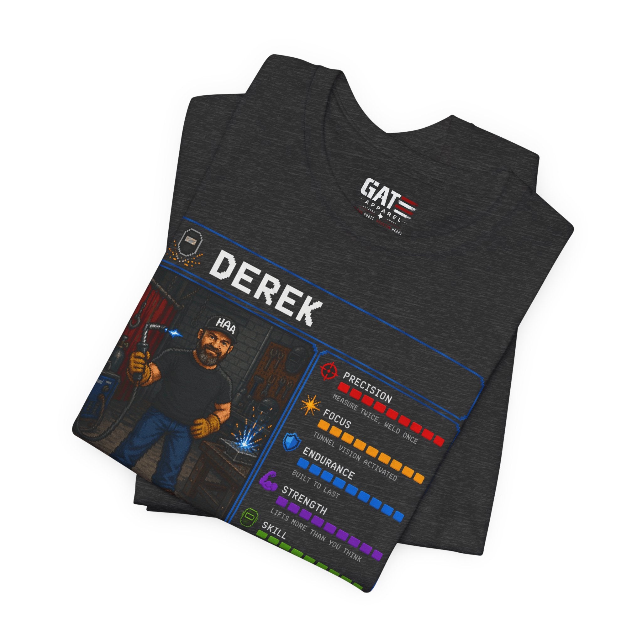 Custom Welder RPG Character Shirt| Personalized Welding Gift