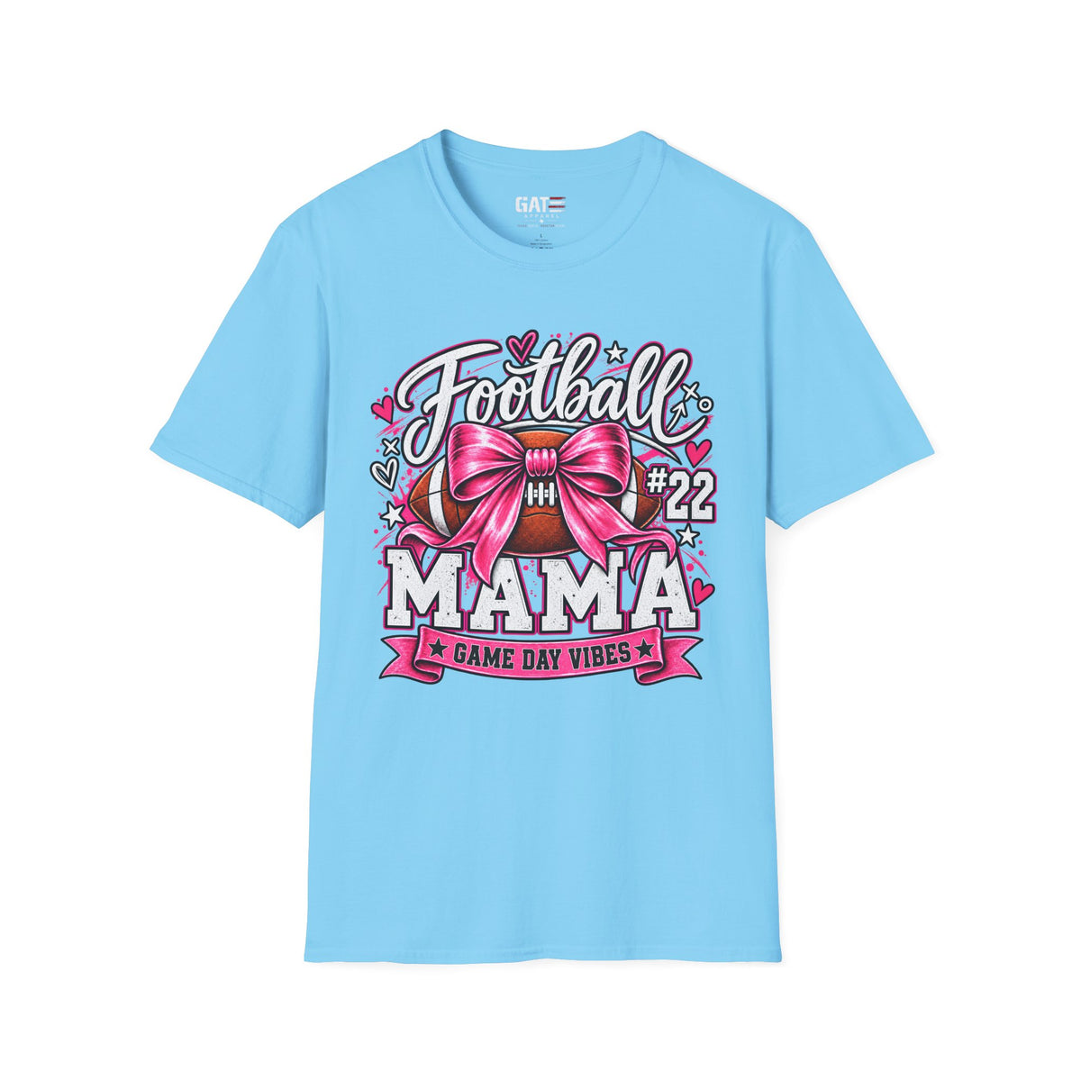 Personalized Football Mom Player Shirt | Custom Name & Number