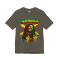 Reggae Legend Portrait Tee — Rasta Colors Music Graphic Shirt