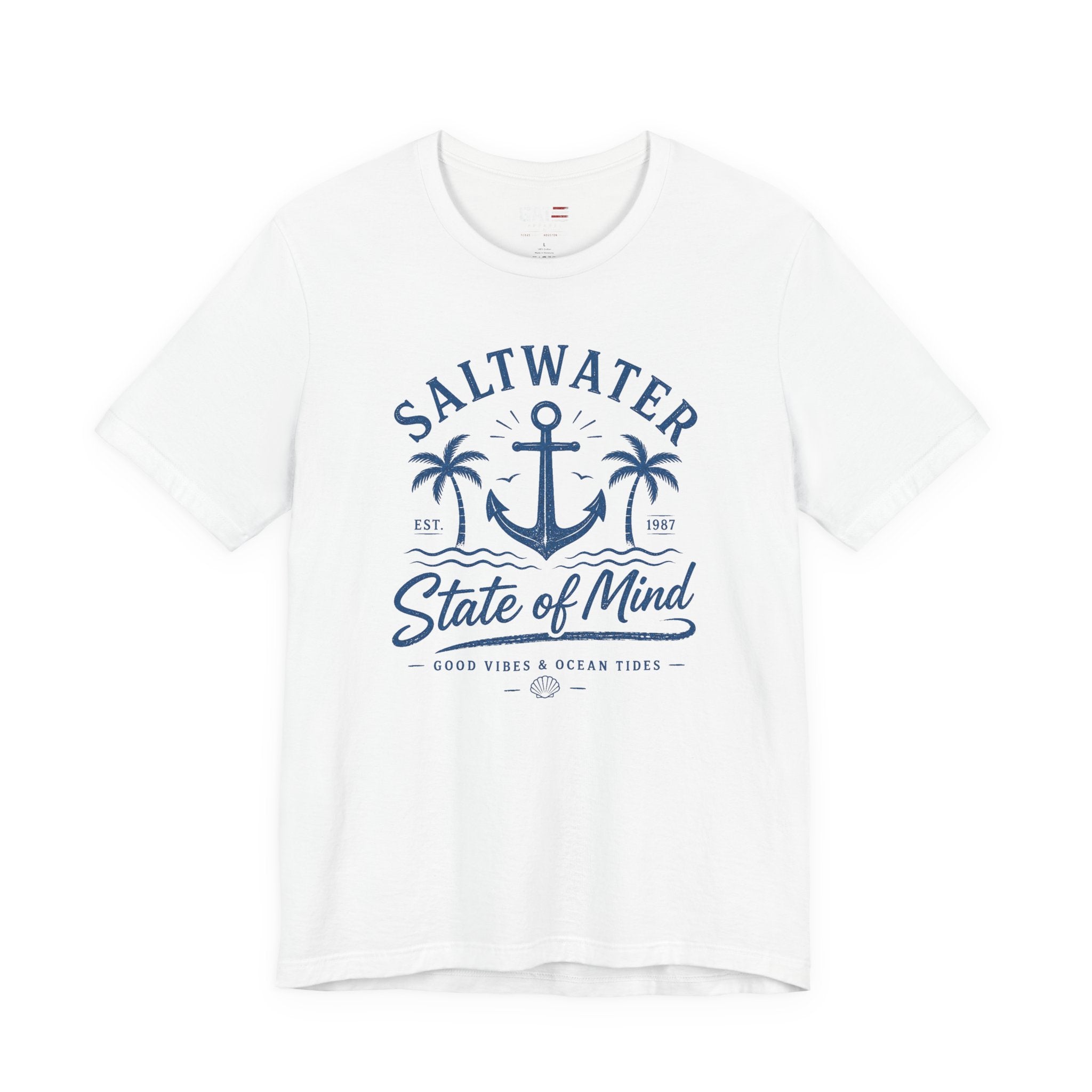 Saltwater State of Mind Tee — Anchor & Palm Beach T‑Shirt