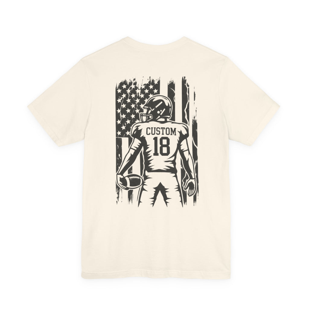Football Mom Personalized Shirt Custom Player Name Number Game Day Tee