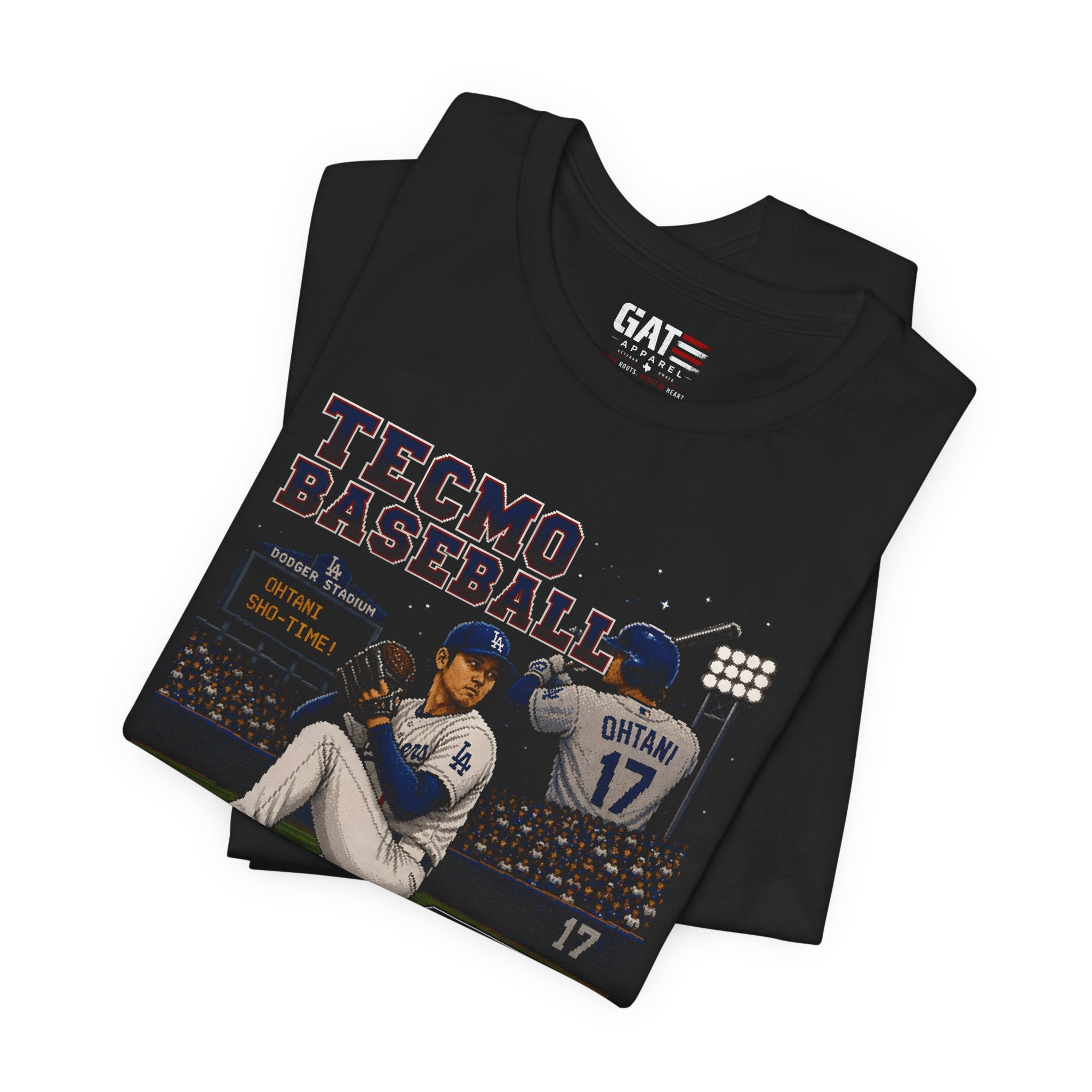 Tecmo Baseball Shohei Ohtani Tee | Retro Arcade Baseball Shirt