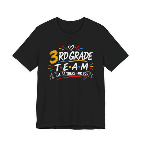3rd Grade Team Tee, Teacher Squad Shirt, Color Dot Inspired Teacher Shirt, Grade Level Team Gift, School Staff Apparel, Friends Theme