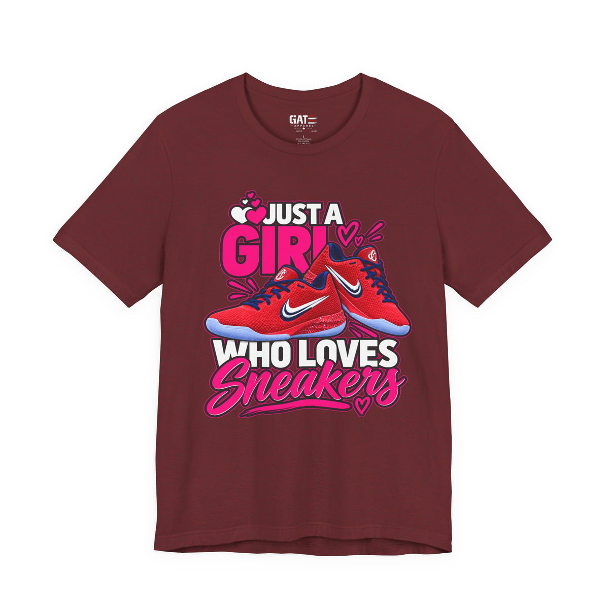 Caitlin Clark Caitlin 1s Just a Girl Sneaker Shirt | Style 2