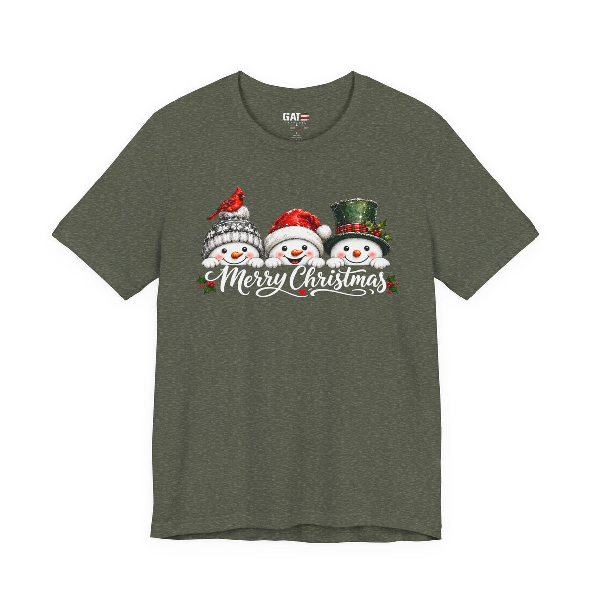 Merry Christmas Snowman Shirt - product mockup view 8
