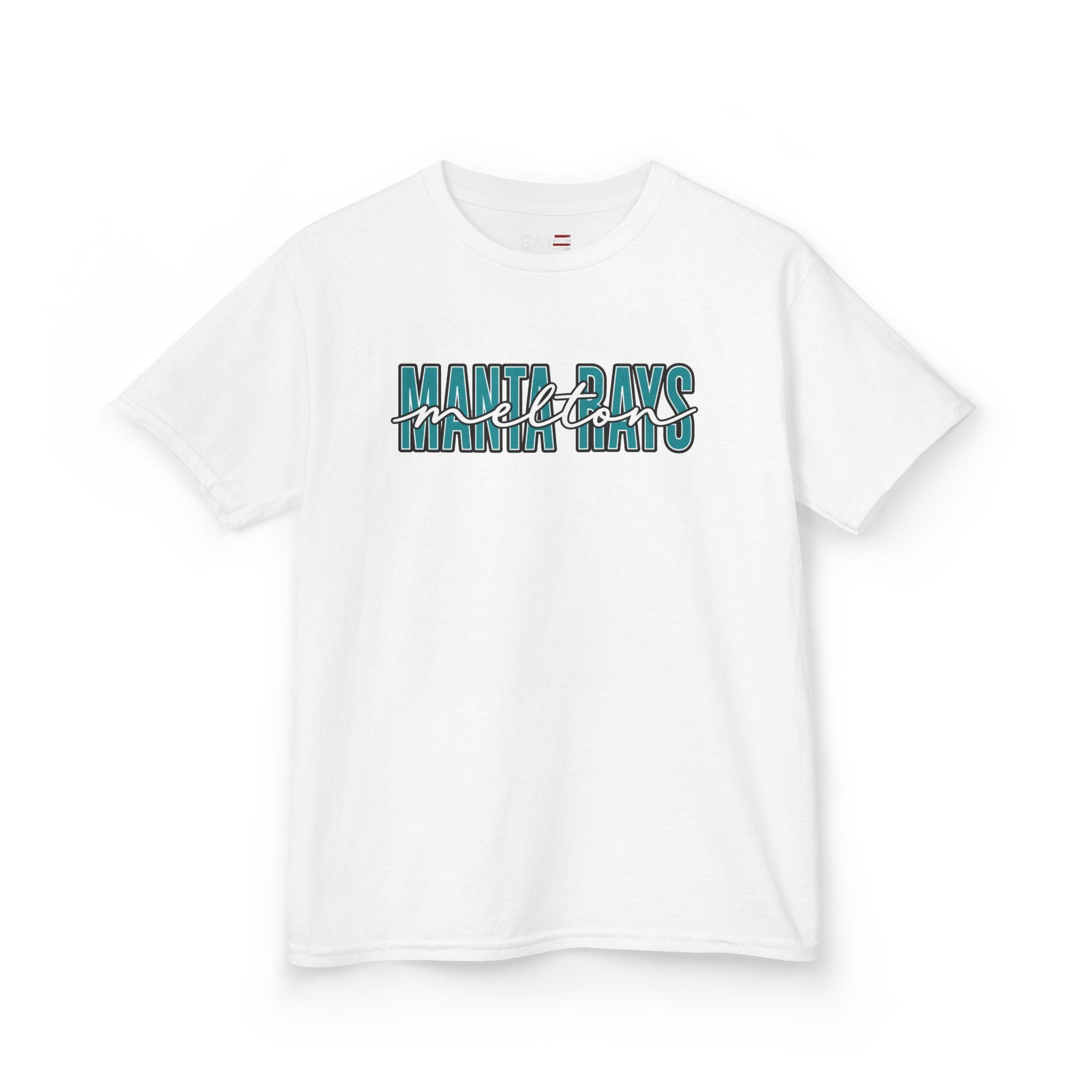 Kids Tee Melton Elementary — Melton Script Teal