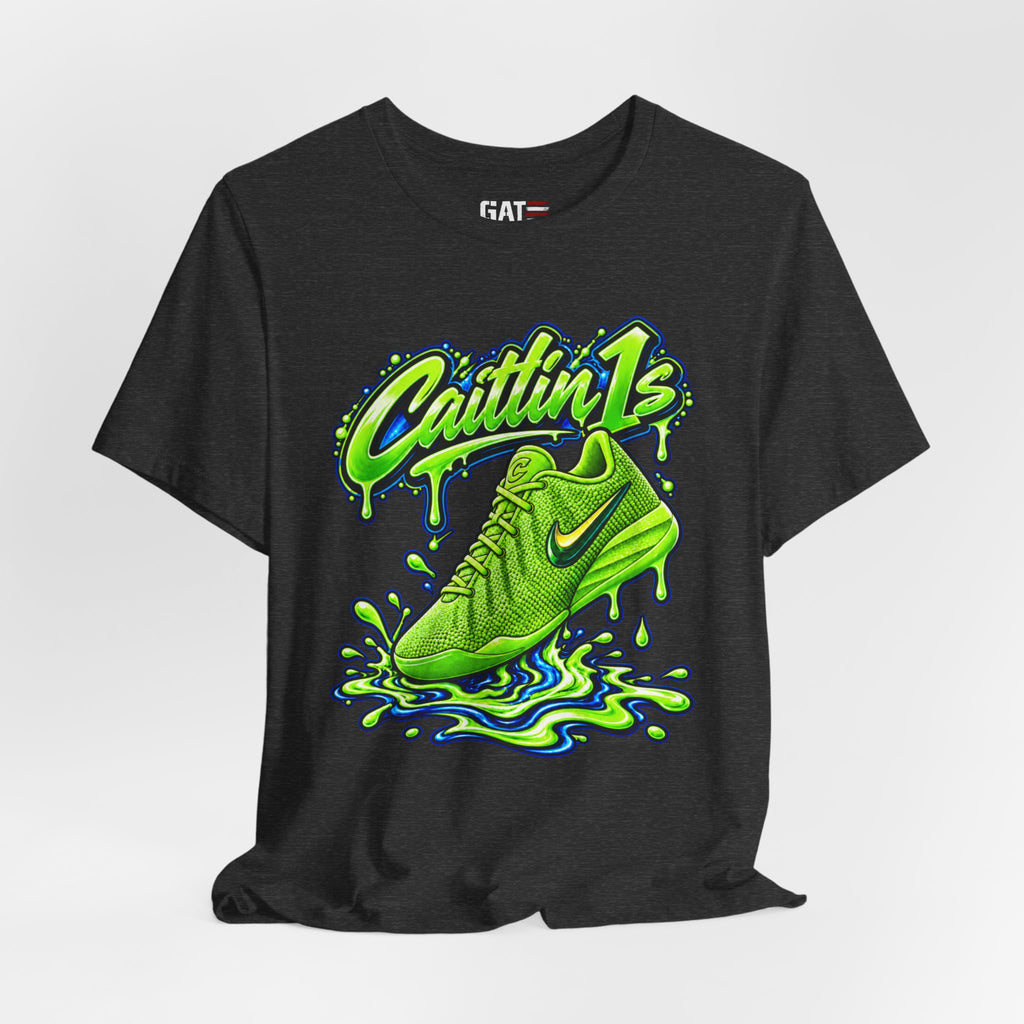 Caitlin Clark Caitlin 1s Electric Green Sneaker Shirt