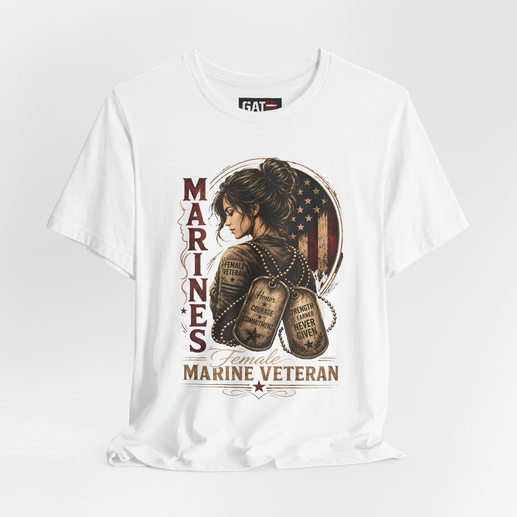 Female Marine Veteran Shirt Women Veteran Tee, Female Veteran Gift, Patriotic Military Shirt Women