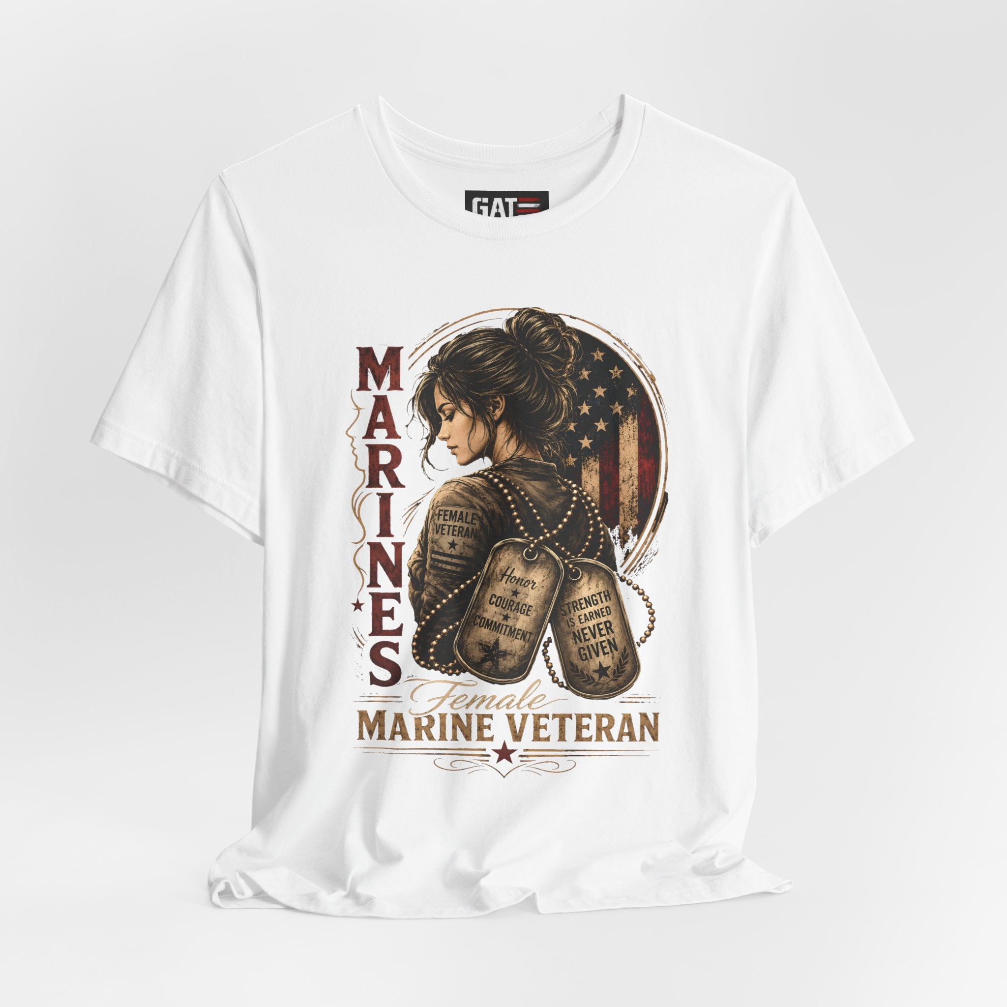 Female Marine Veteran Shirt Women Veteran Tee, Female Veteran Gift, Patriotic Military Shirt Women