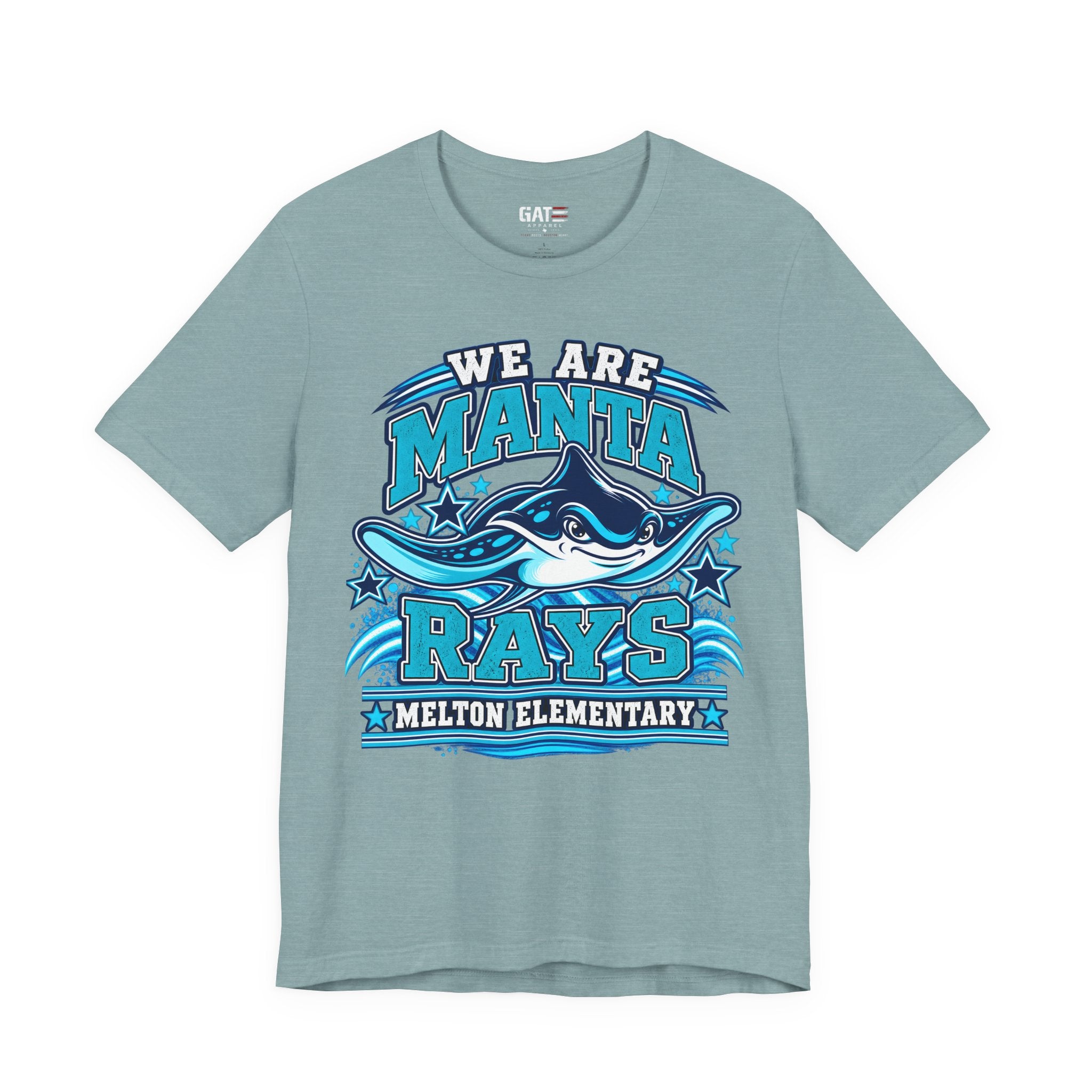 Melton Manta Rays School Tee – "We Are Manta Rays" Melton Elementary Spirit Shirt