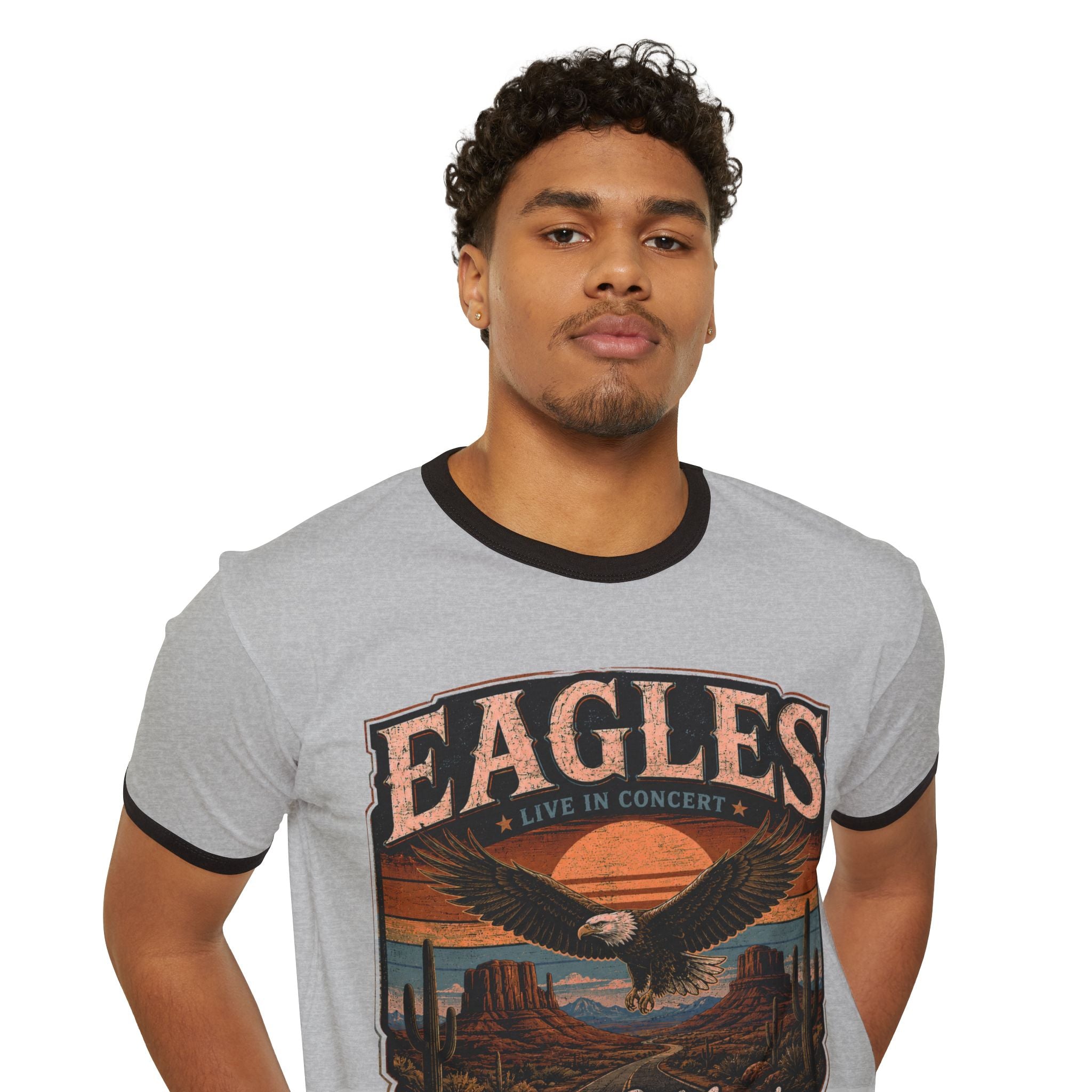 Eagles 'Hotel California' Vintage Tour Ringer Tee