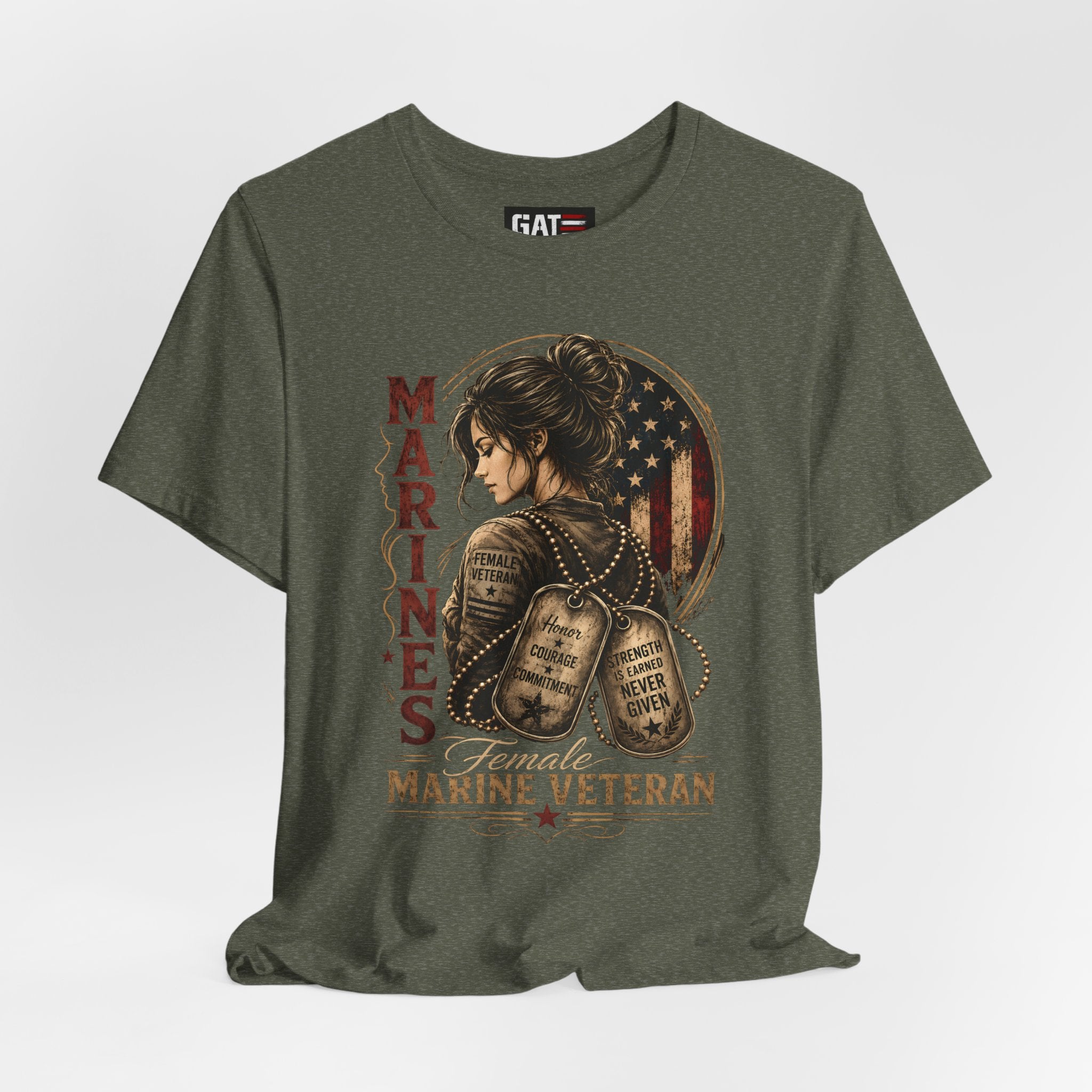 Female Marine Veteran Shirt Women Veteran Tee, Female Veteran Gift, Patriotic Military Shirt Women