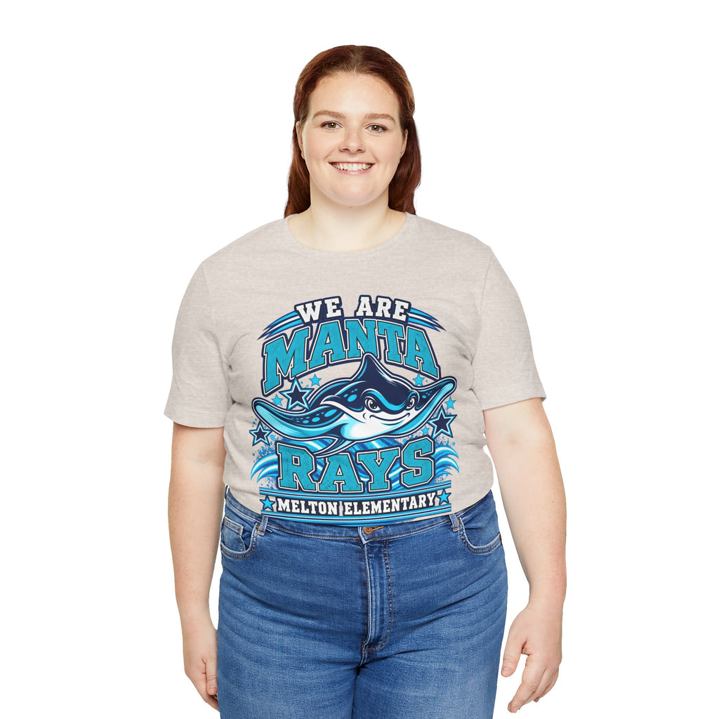 Melton Manta Rays School Tee – "We Are Manta Rays" Melton Elementary Spirit Shirt