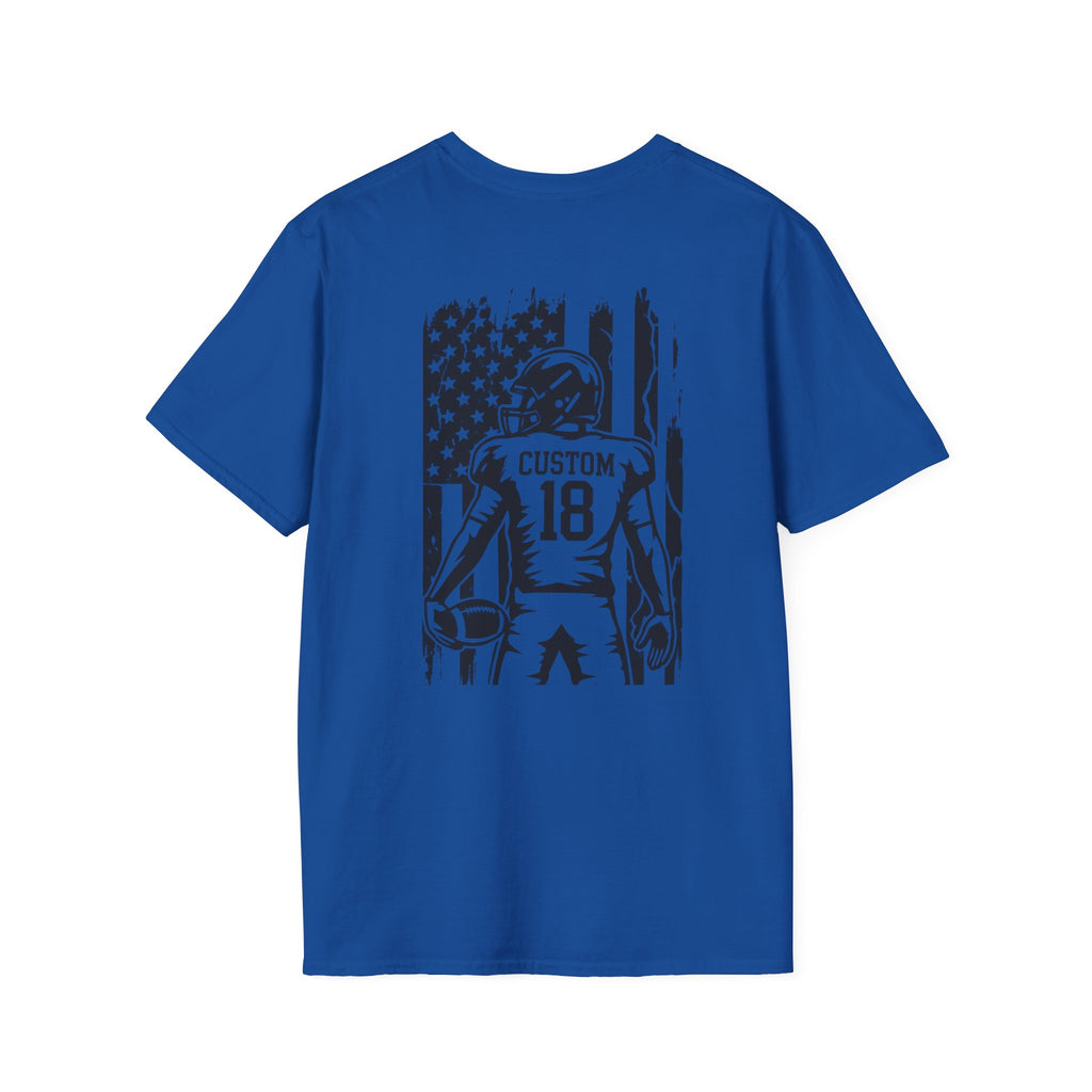 Personalized Football Mom Player Shirt | Custom Name & Number
