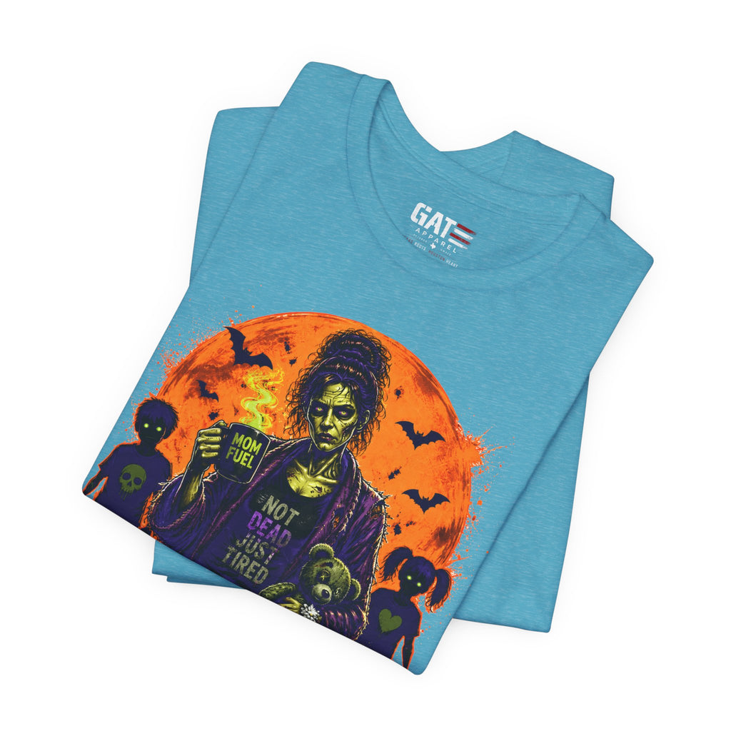 Mombie Halloween T-Shirt — 'Not Dead Just Tired' Mom Zombie Tee