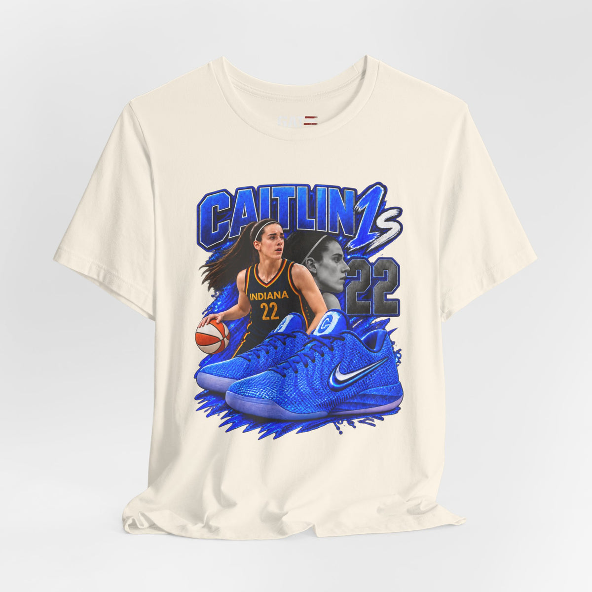 Caitlin Clark Caitlin 1s Racer Blue Classic Sneaker Shirt