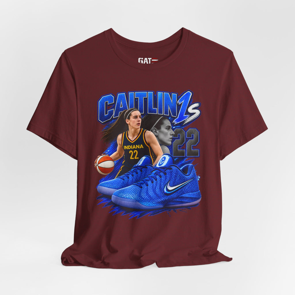 Caitlin Clark Caitlin 1s Blue Racer Sneaker Shirt