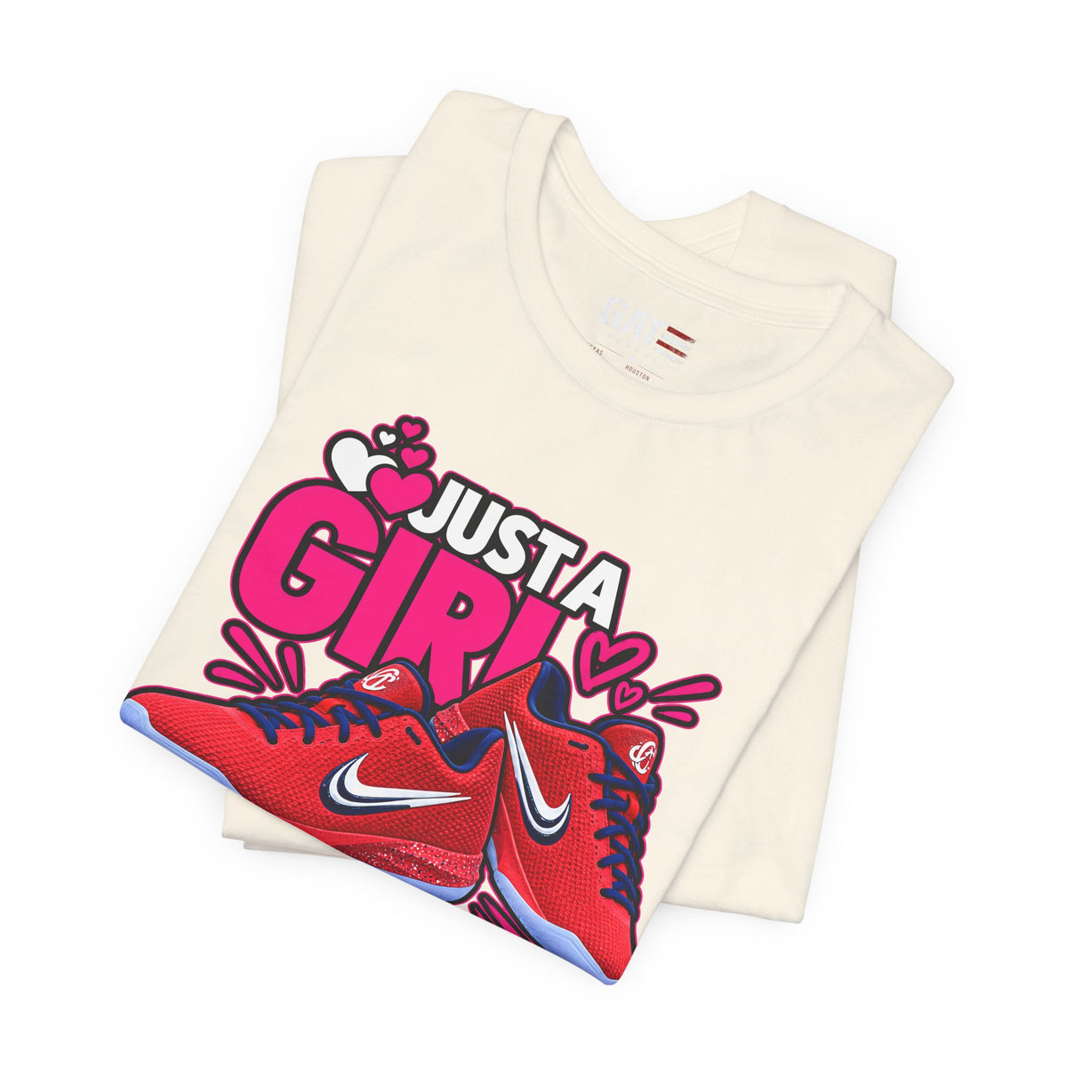 Caitlin Clark Caitlin 1s Just a Girl Sneaker Shirt | Style 2
