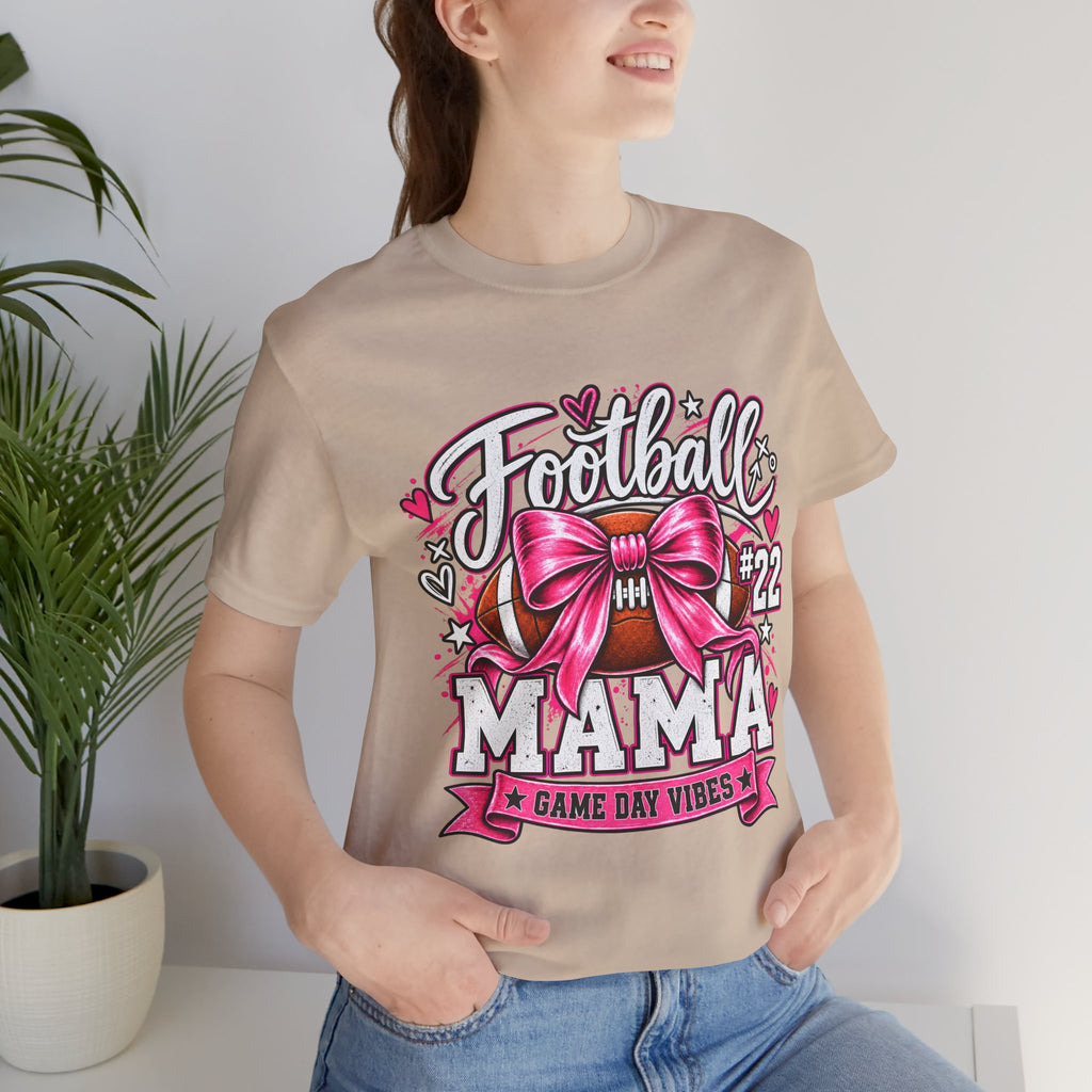 Football Mom Personalized Shirt Custom Player Name Number Player Game Day Tee