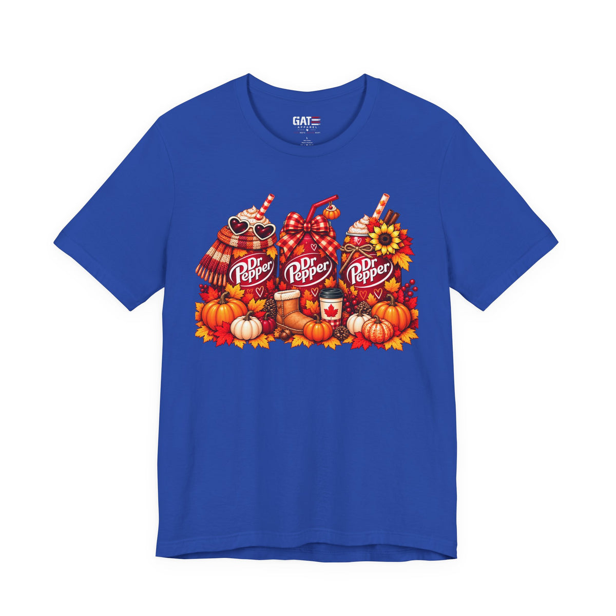 Dr Pepper harvest graphic T-shirt color mockup