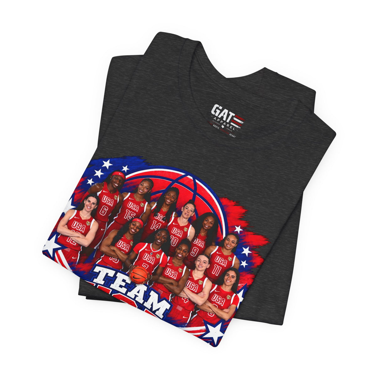 Team USA Women's Basketball Shirt | FIBA Tee 2026 Design 2