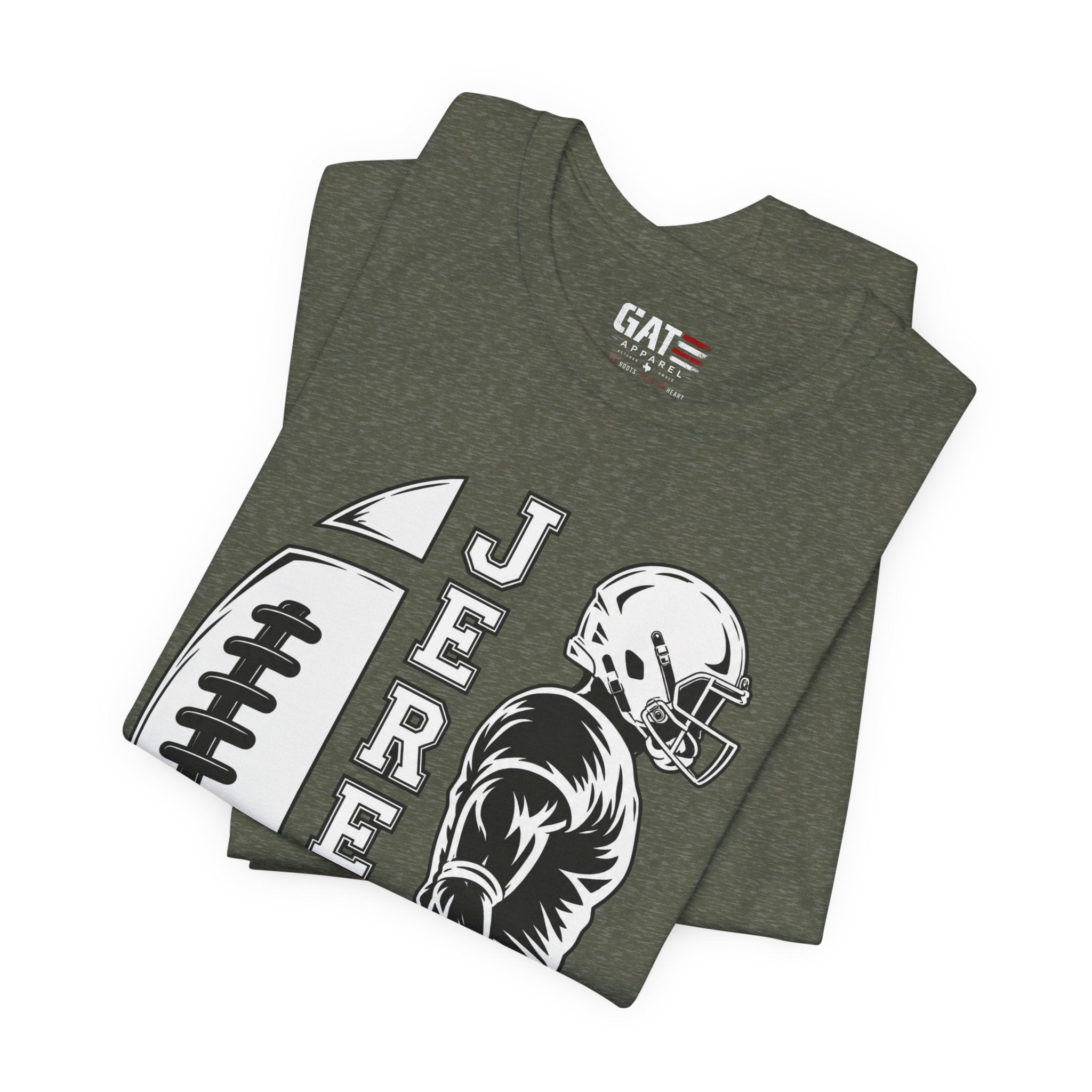 Football Mom Personalized Shirt Custom Player Name Number Game Day Tee